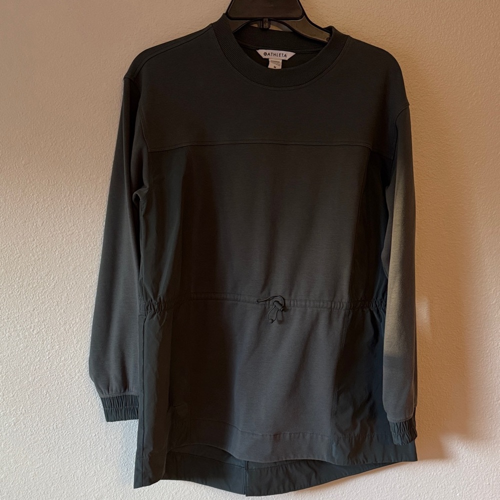 Athleta Green  Crew Neck Sweatshirt